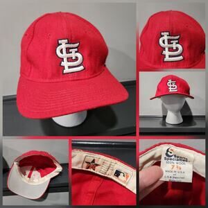 VTG 80s St Louis Cardinals‎ Sports Specialties The Pro Wool MLB SnapBack Hat Cap